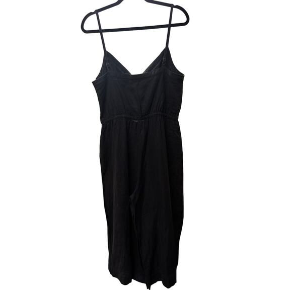 Joie Black Linen Maise Jumpsuit, Size 12 - Picture 4 of 4